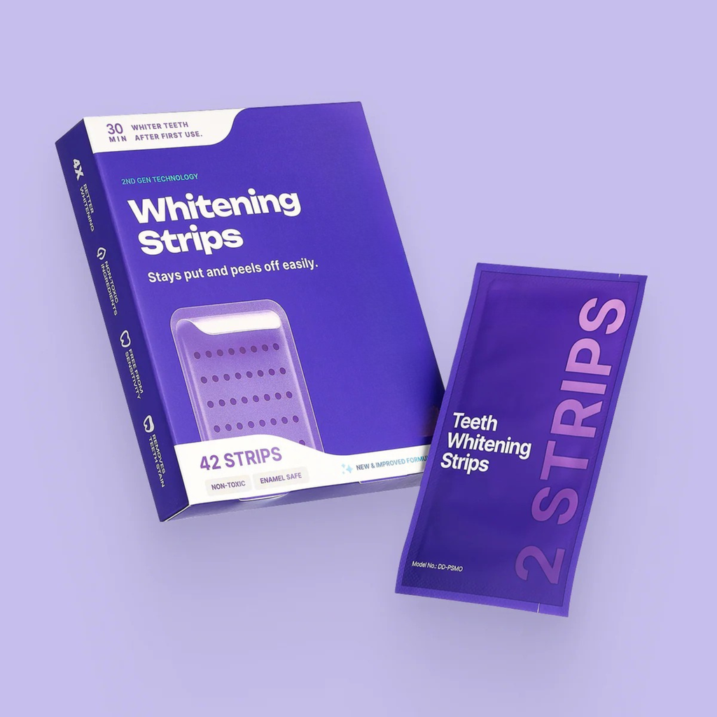 Purple Teeth Whitening Strips
